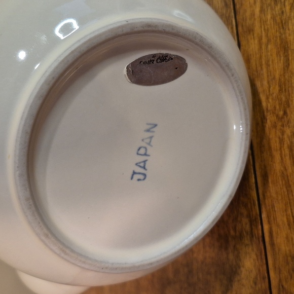 VINTAGE White Ceramic Teapot - Picture 8 of 13